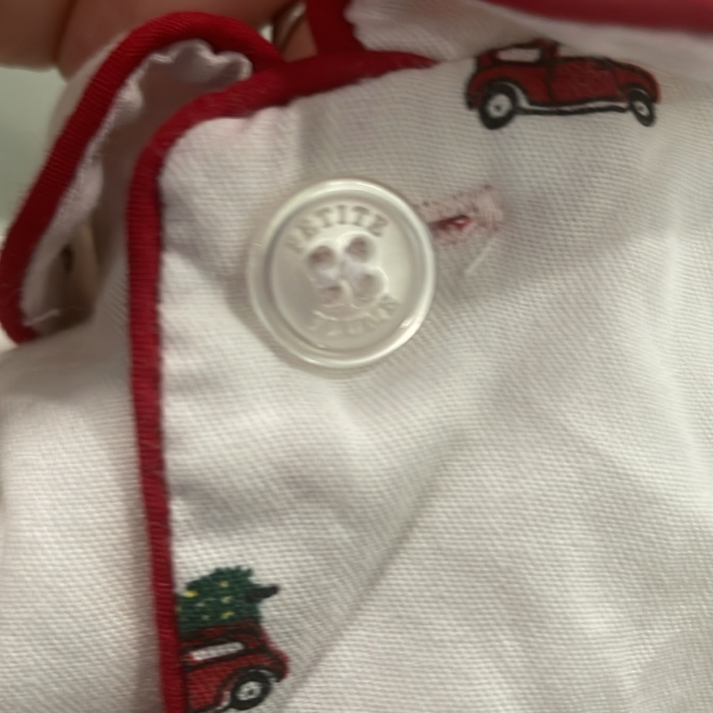 Petite Plume Christmas Pajama Top - size 4 - Picture 7 of 7